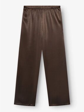 M-Kae Ames Satin Pants - Espresso